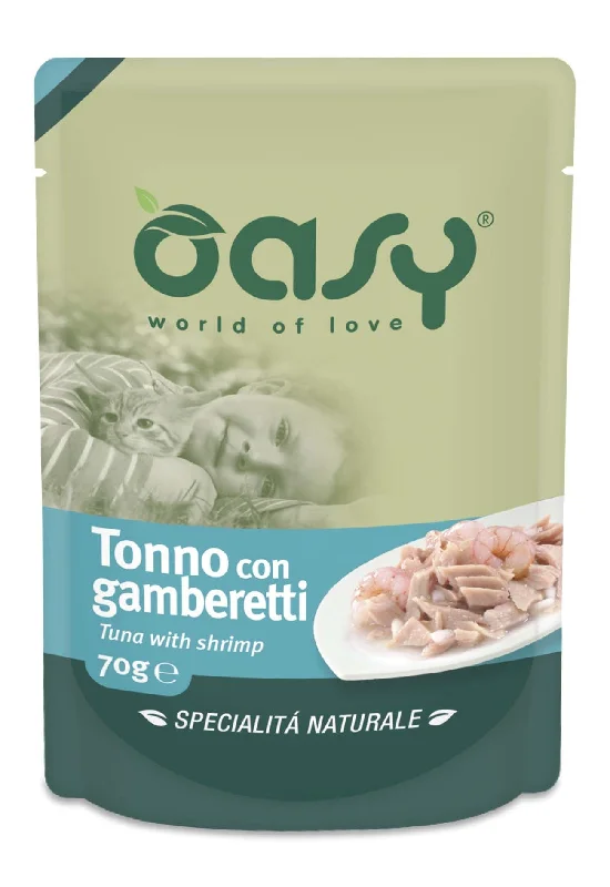 OASY Fileti u umaku, tuna s kozicama, 70g