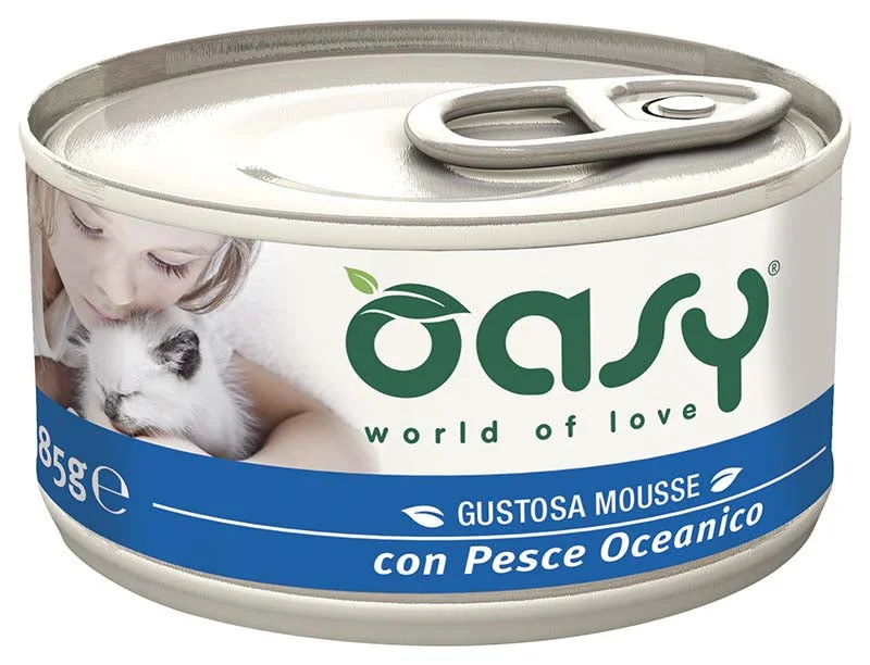 OASY Tasty Mousse s oceanskom ribom, 85g