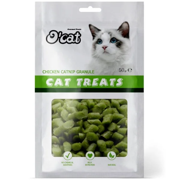 O'CAT CHICKEN CATNIP GRANULE SNACK-50 g