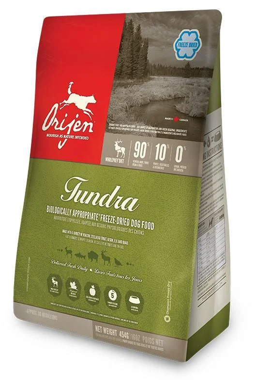 ORIJEN Freeze Dried Tundra Dog Food - 454g