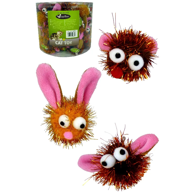 Papillon Cat toy funny faces with big ears