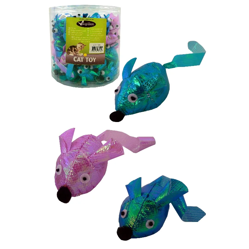 Papillon Cat Toy Glitter mouse