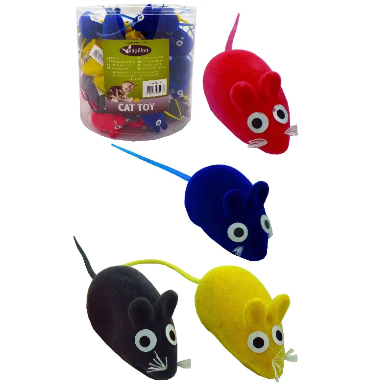 Papillon Velvet mouse 6 cm assorted colours