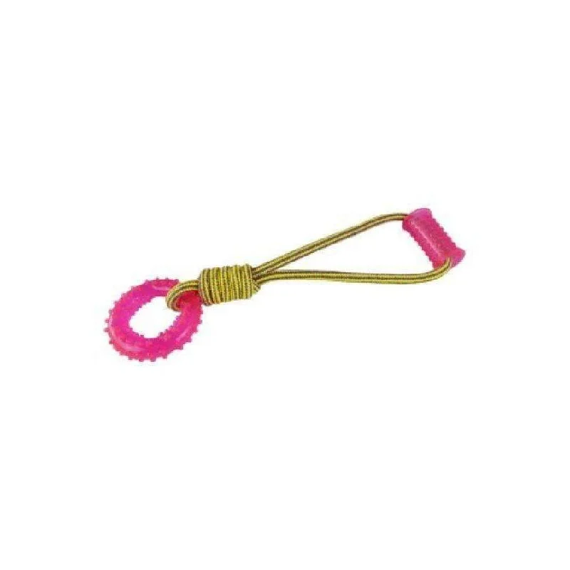 Papillon Weaving Rope Toy With TPR For Dogs 34cm