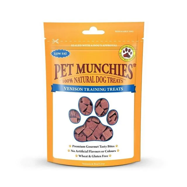 Pet Munchies Venison Training Dog Treats   50g