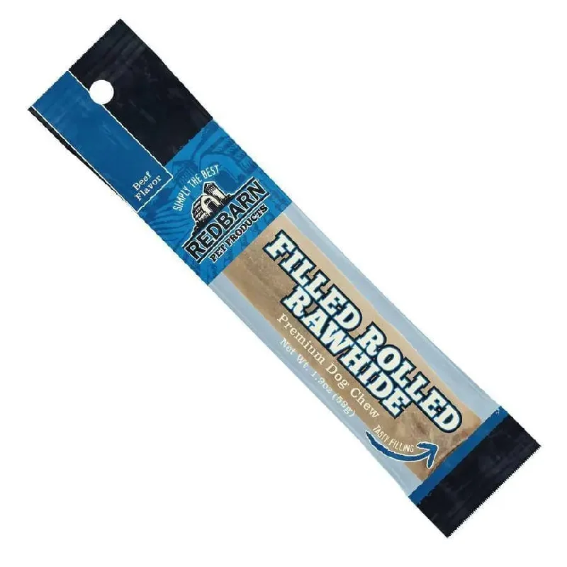 Redbarn Pet Products Rolled Rawhide Beef 1.9 oz