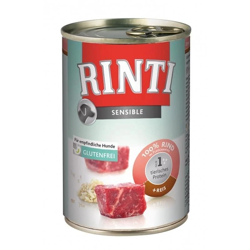 Rinti Sensible With Beef And Rice - 800g