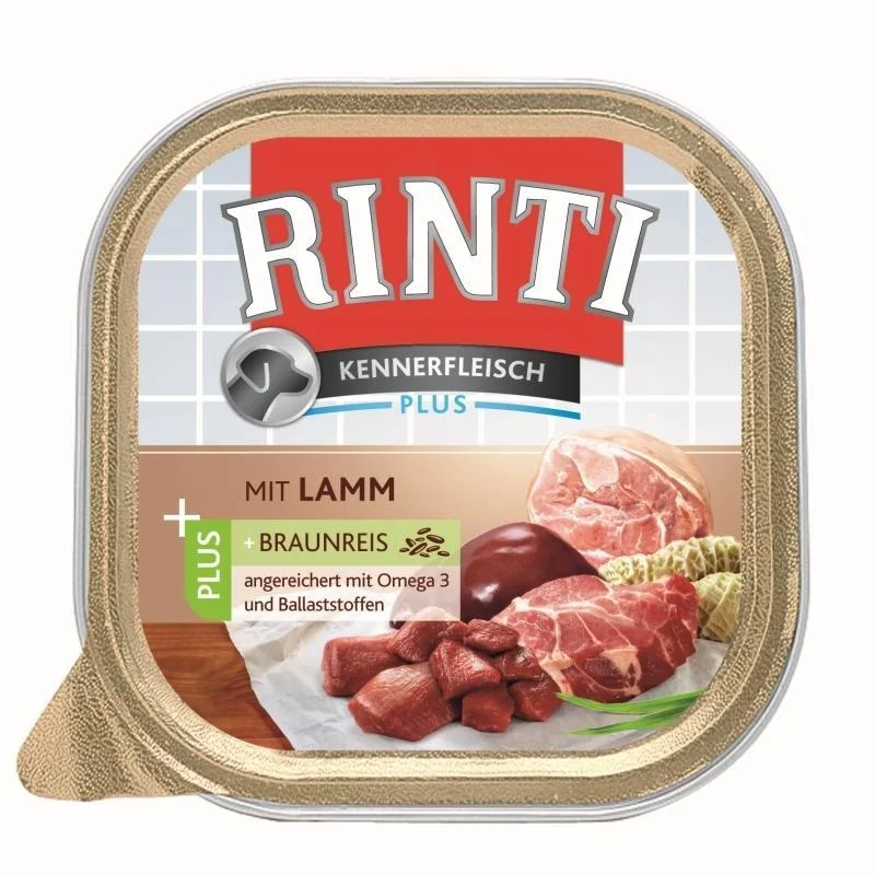 Rinti Tray Gourmet Meat Lamb & Brown Rice - 300 g