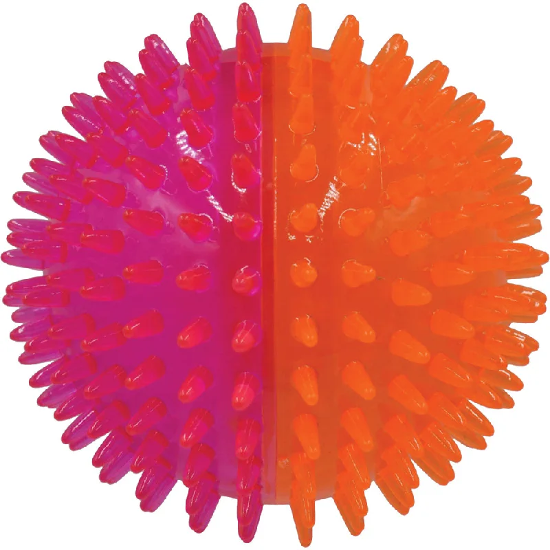 Scream Galaxy Ball Pink Orange Dog Toy