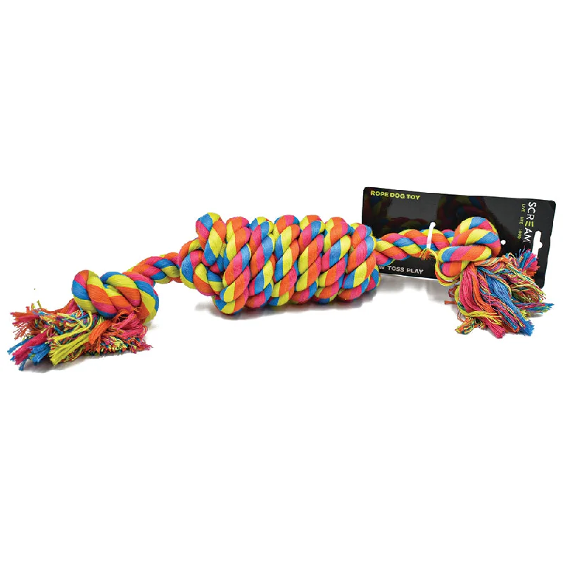 Scream Rope Bonbon Tug Dog Toy