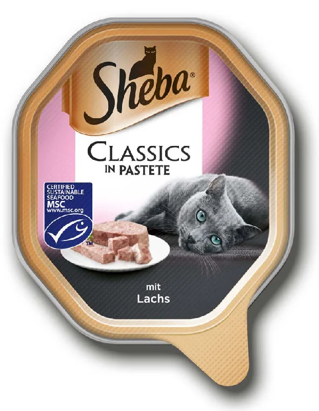 SHEBA Classic, pašteta s lososom, u štruci, 85g