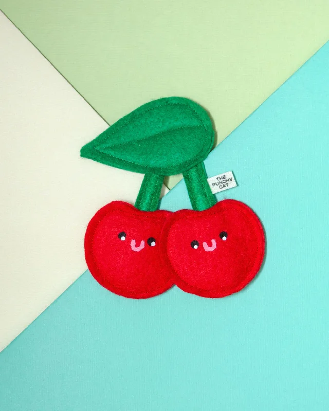 Twin Cherries Catnip Toy