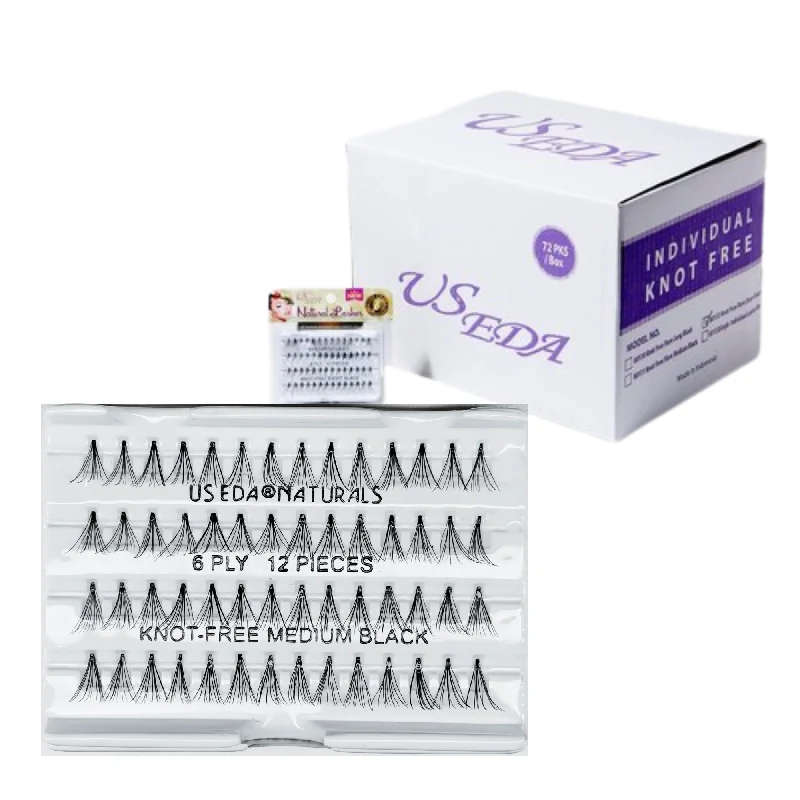 US EDA Natural Lash 12-piece | Medium - Box/72 pans