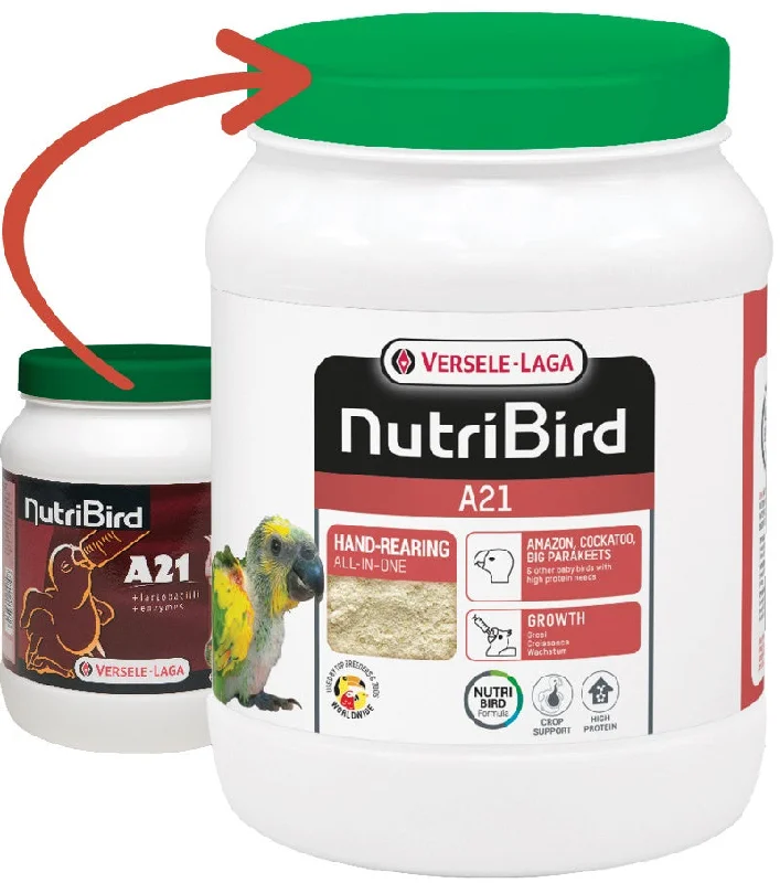 VERSELE-LAGA Nutribird A21 Hrană pt hrănirea manuală a puilor de păsări 800g