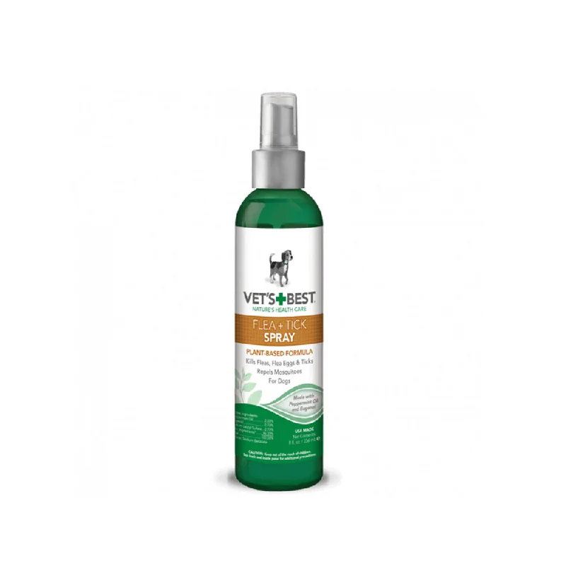 Vets Best Natural Flea & Tick Spray (8Oz)