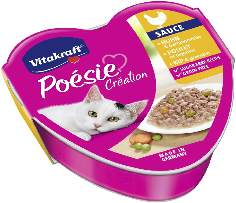 VITAKRAFT Poesie Creation Bol pentru pisici, cu Pui şi Legume 85g