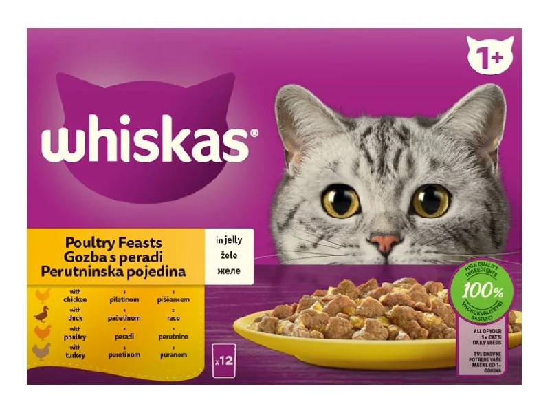 WHISKAS Vrećica Izbor peradi 12x85g