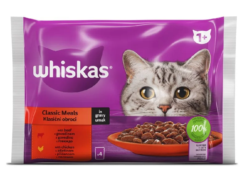 WHISKAS Vrećice Multipack Klasični izbor 4x85g