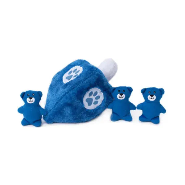 Zippy Paws Hanukkah Zippy Burrow Dreidel Dog Toys