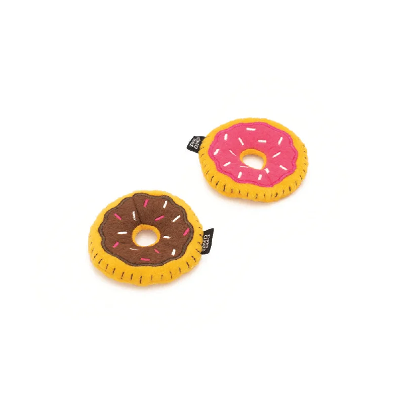 Zippyclaws Burrow Donutz 2 Pack Cat Toy